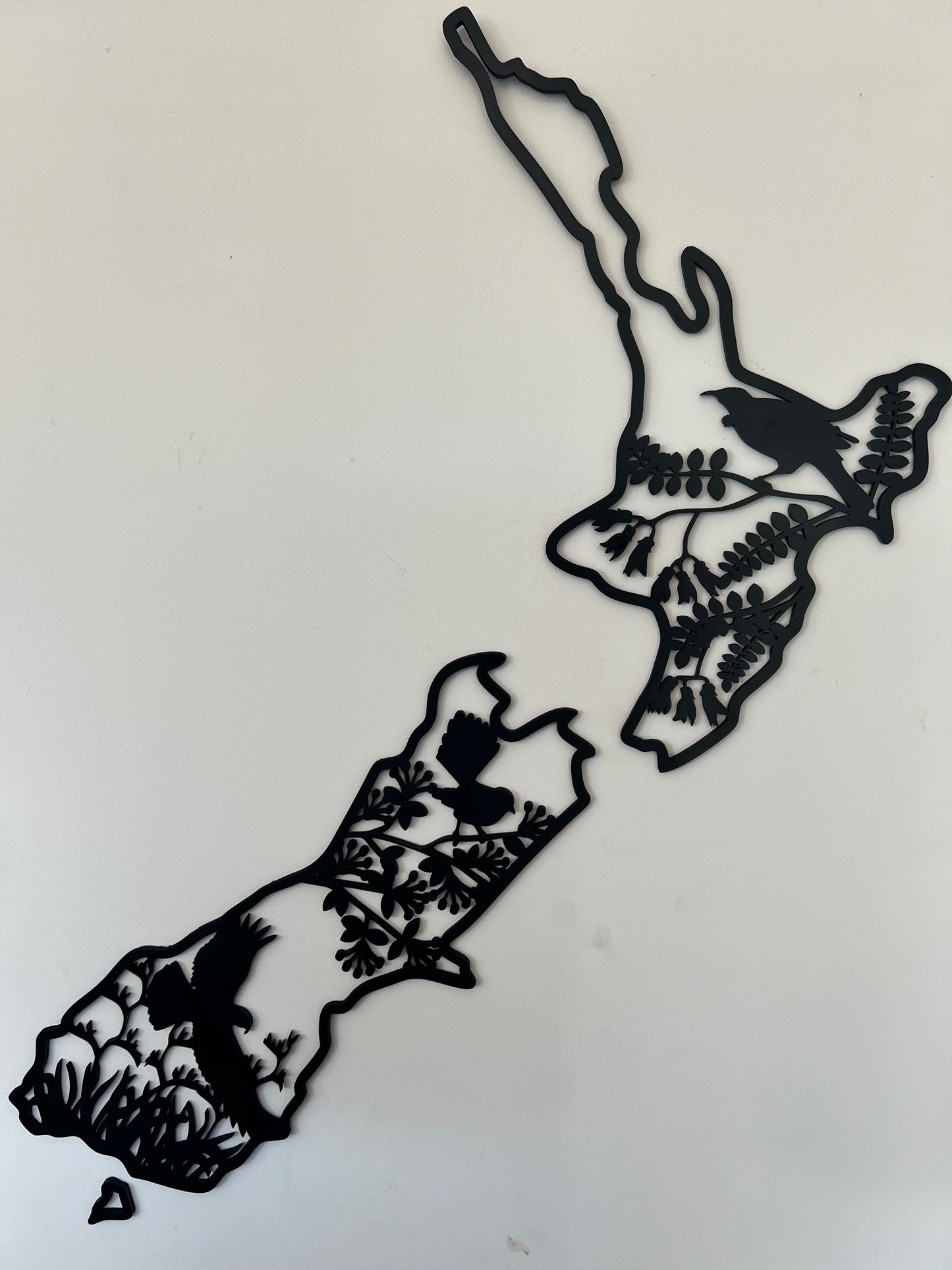 Aotearoa map wall art